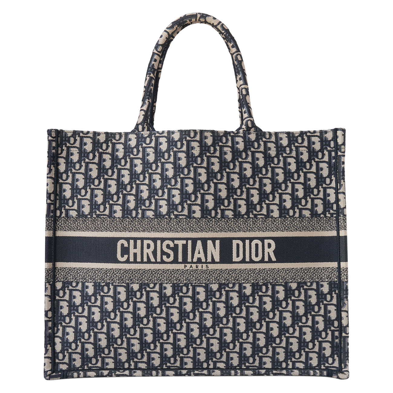 CHRISTIAN DIOR(USED)디올 오블리크 북토트 라지